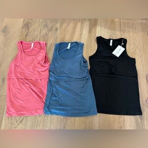 3 Latched Mama Nursing Tank Tops – Size Small – 1 NWT